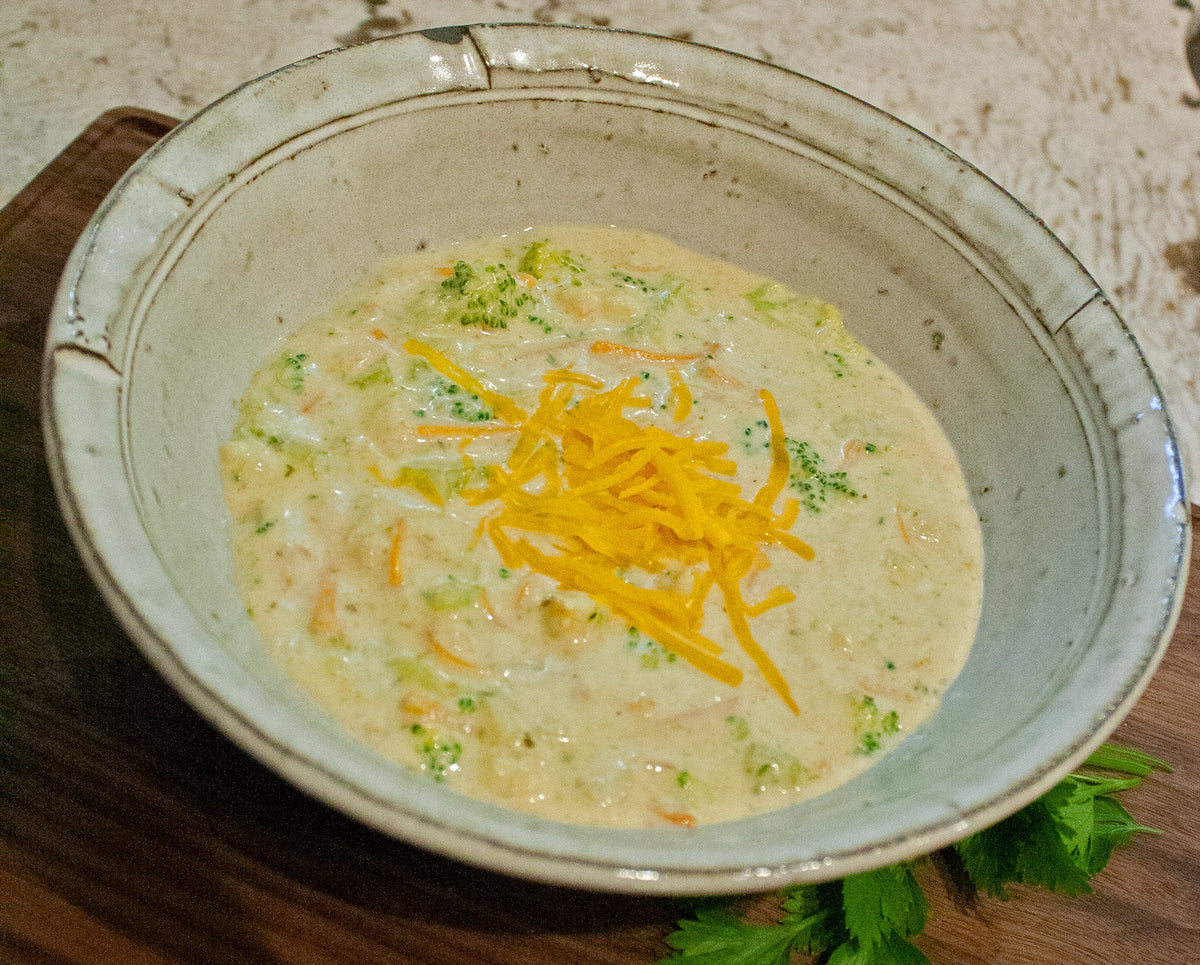 Healthy Broccoli Cheese Soup
