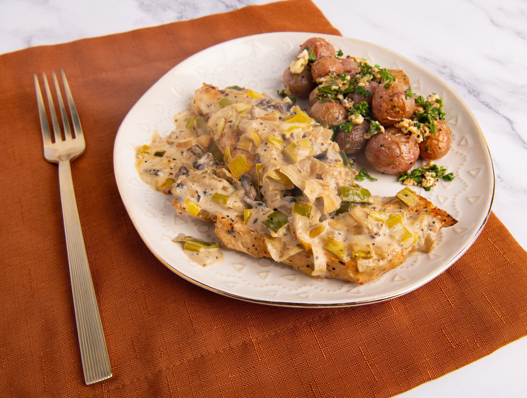 Lemon Pepper Chicken and Leeks