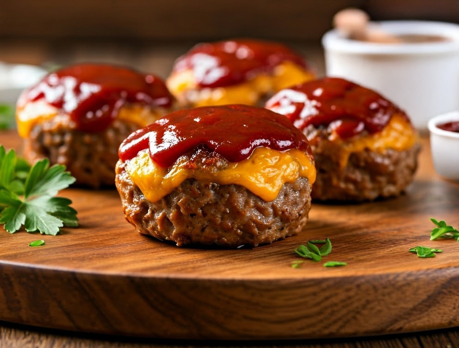 Mini Cheesy Meatloaf
