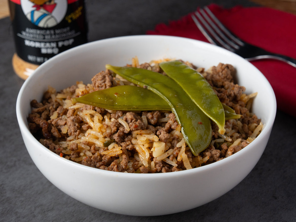 Weeknight Korean Ground Beef Bowls