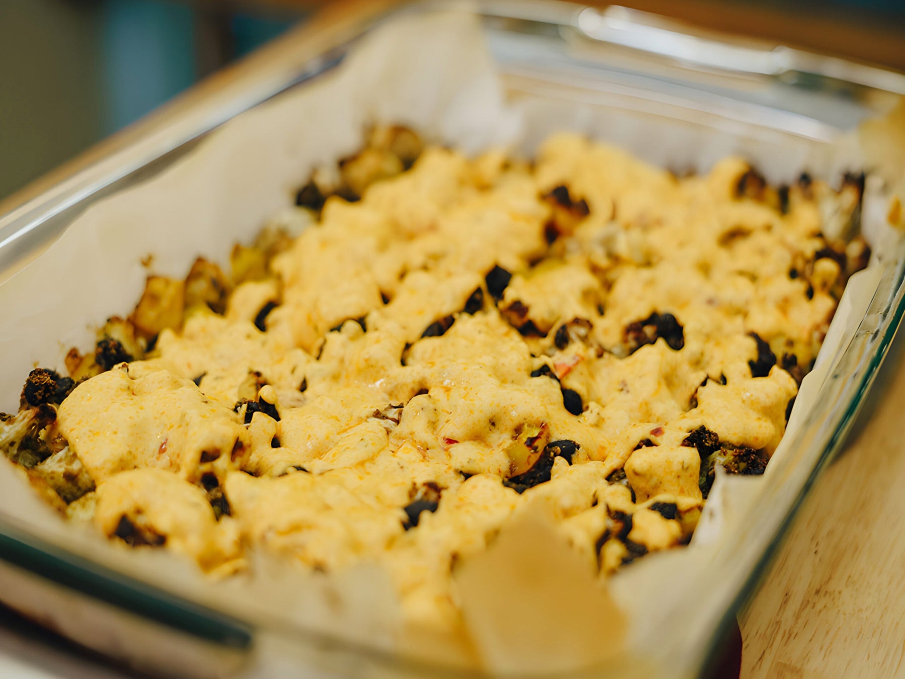 Dan-O's Spicy Cheesy Cauliflower Bake
