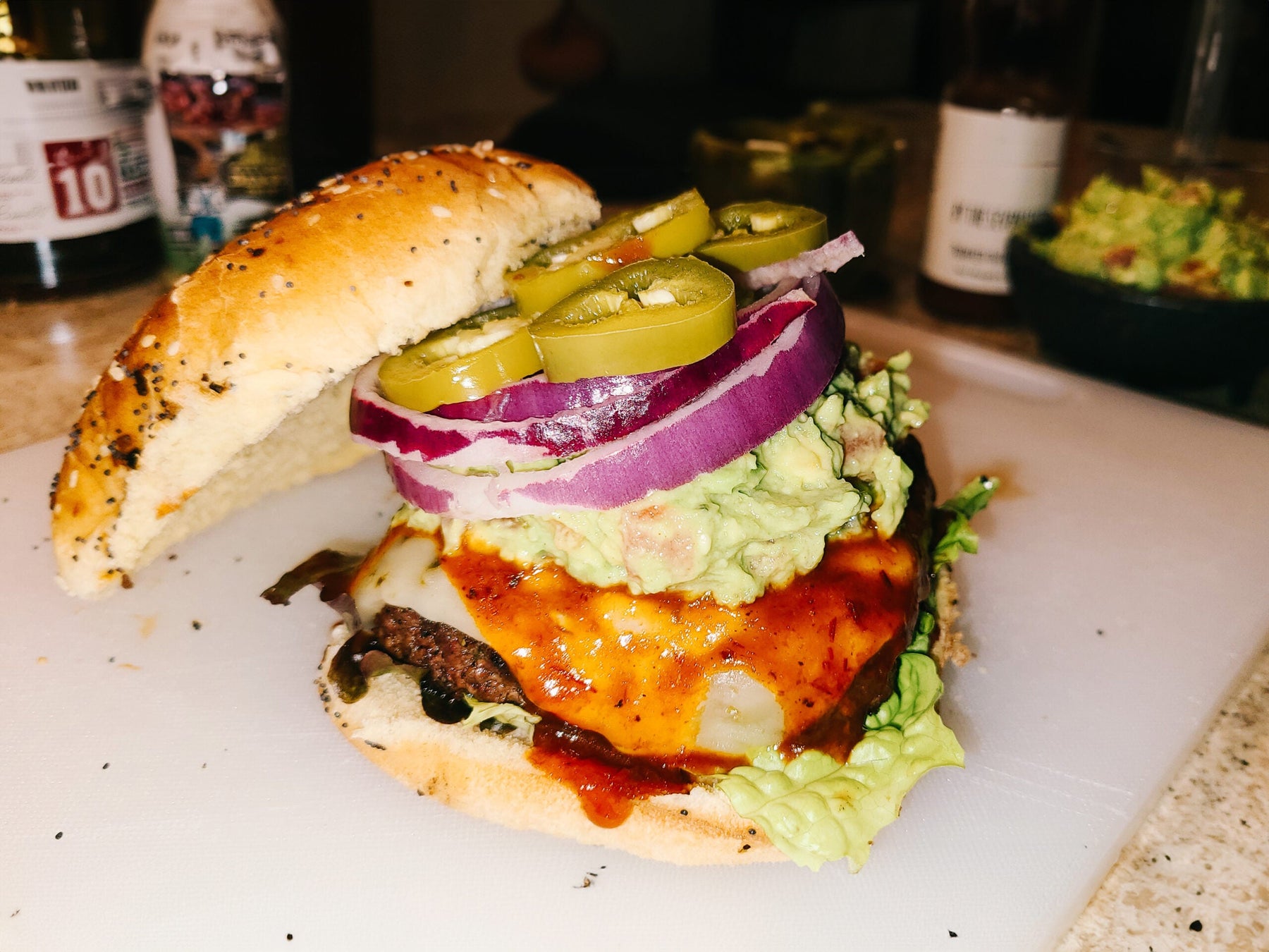 Epic and Easy Guacamole Burger