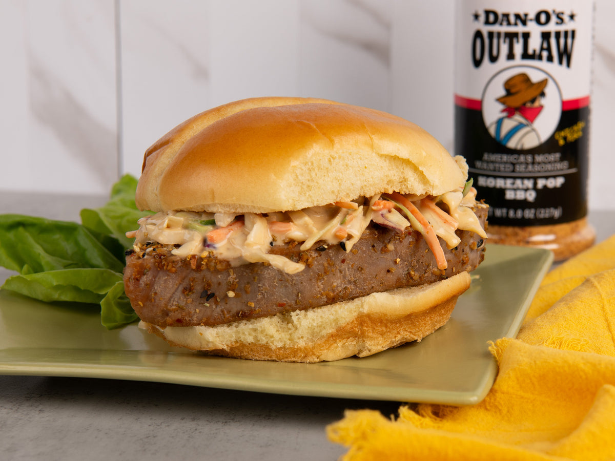 Korean BBQ Ahi Tuna Burger