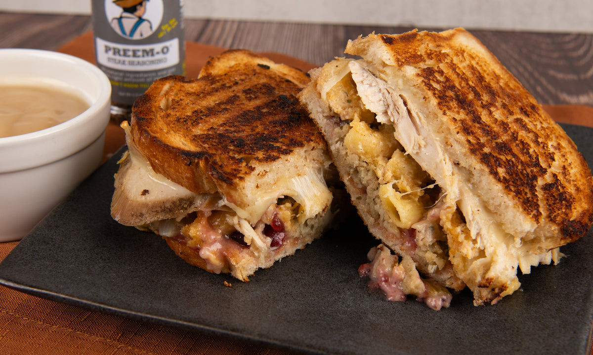 Leftover Thankgiving Dinner Sandwich
