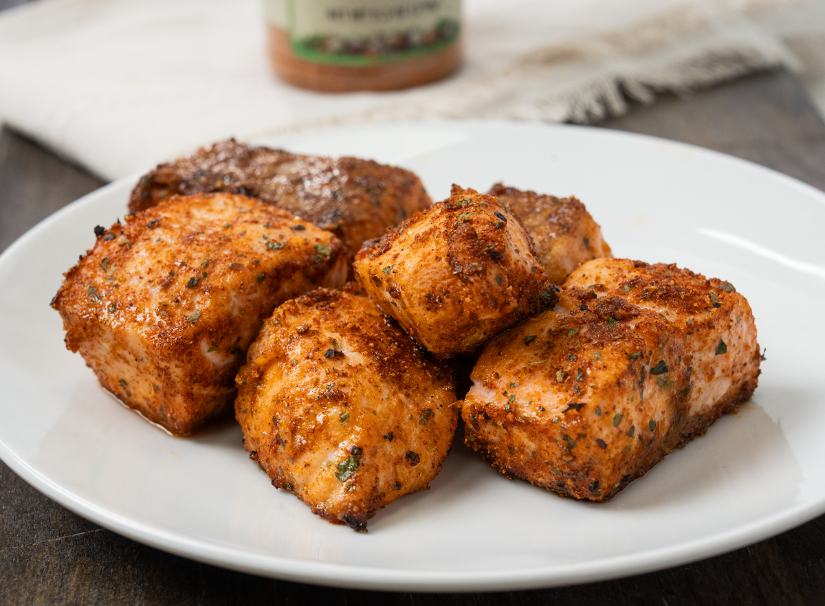 Pappy Dan Sprinkles Air Fryer Salmon Bites