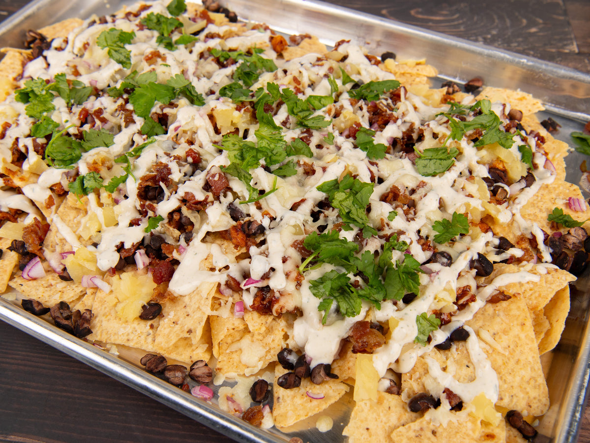 Sheet Pan BBQ Nachos