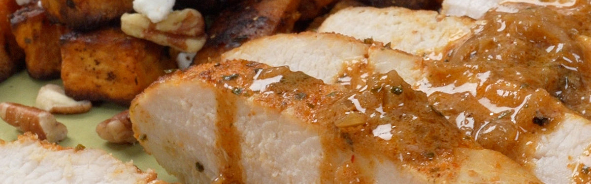 Smoky Turkey Tenderloin and Sweet Potatoes