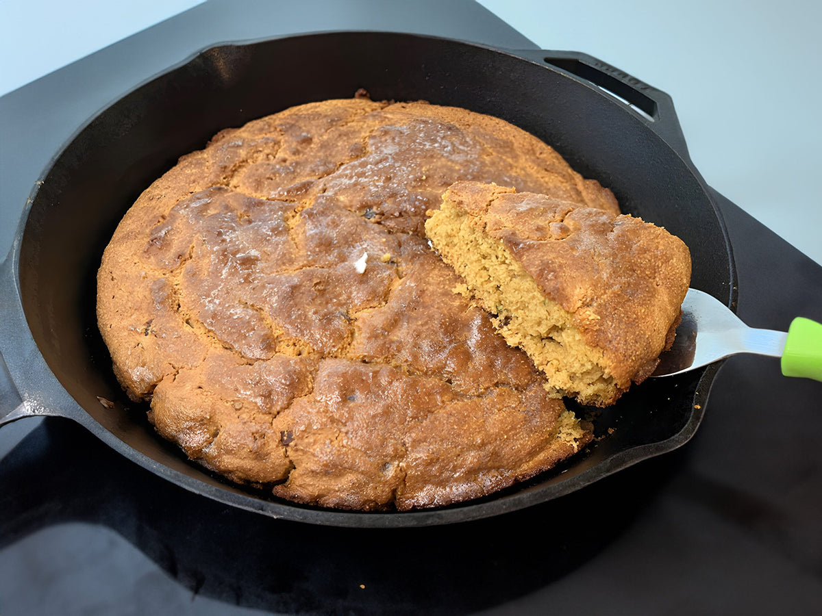 Sweet Chipotle Skillet Cornbread