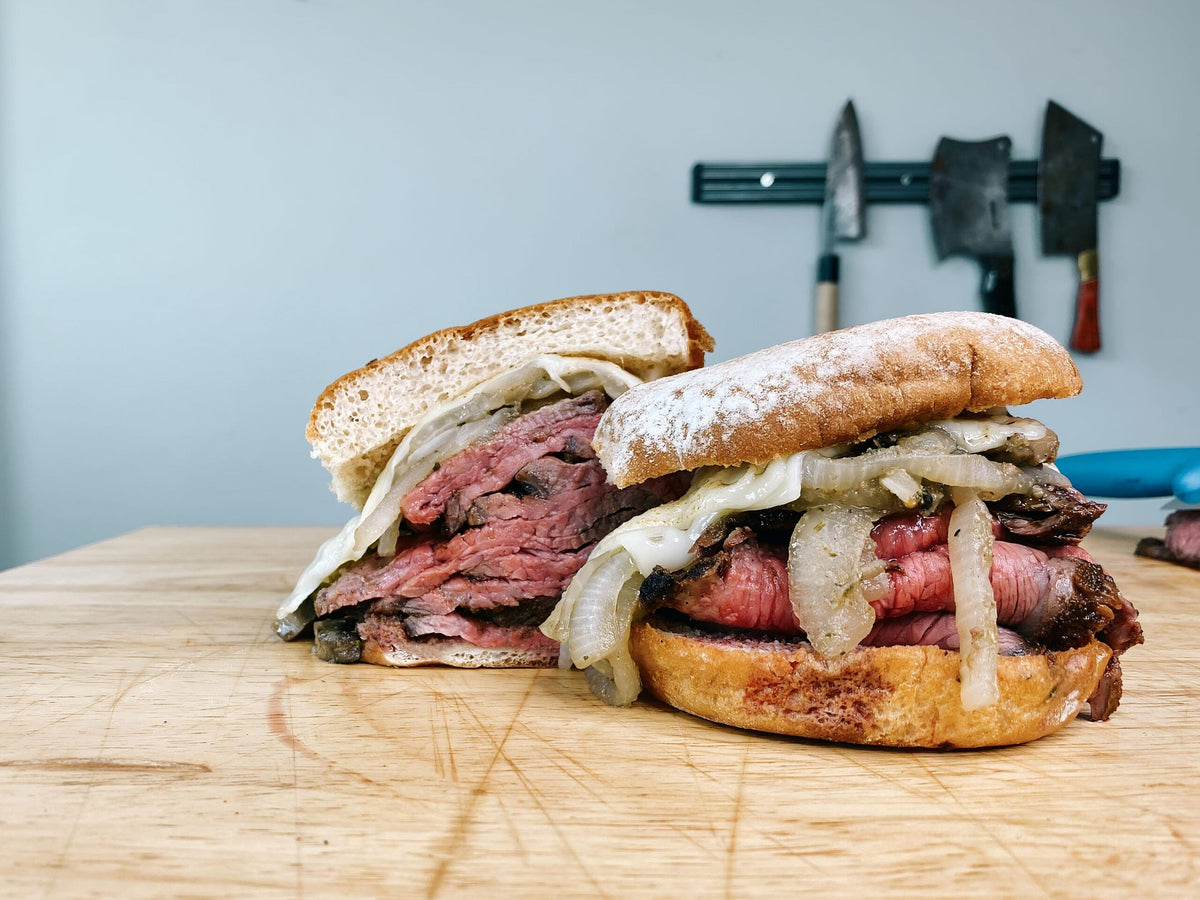 Tri-Tip Steak & Swiss Sandwich