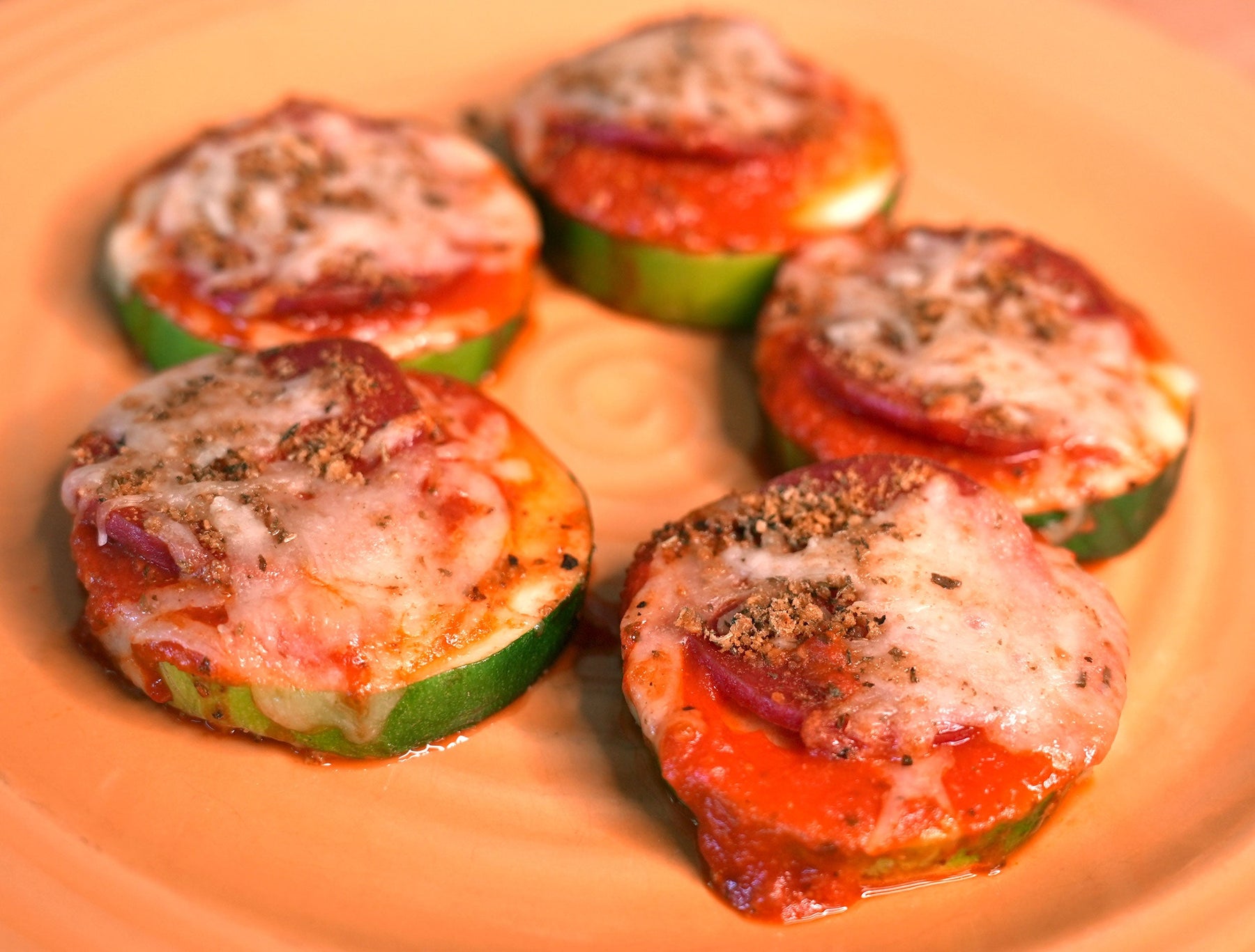 Zucchini Pizza Bites
