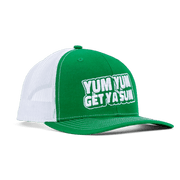 Green & White Yum Yum Get Ya Sum Trucker Hat