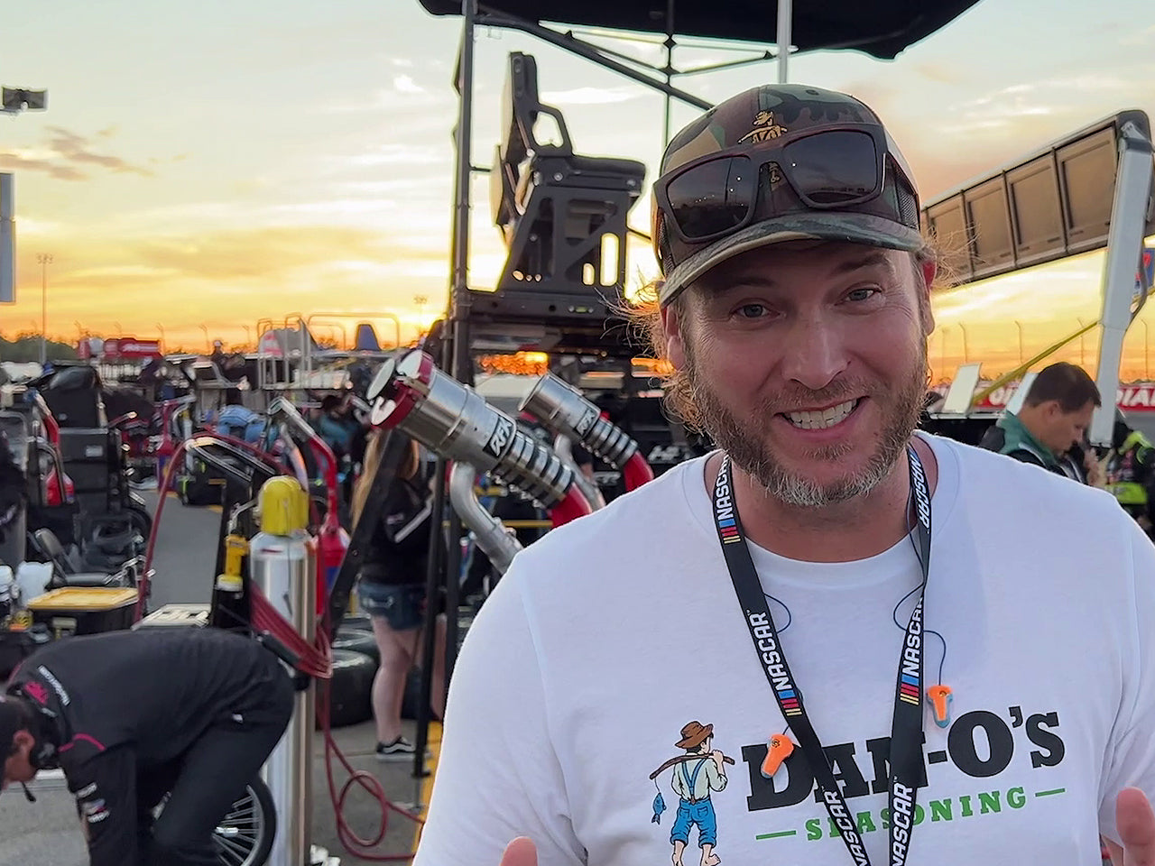 Dan-O visits NASCAR