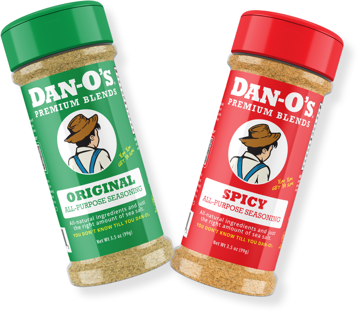Bottles of Dan-O's Seasoning