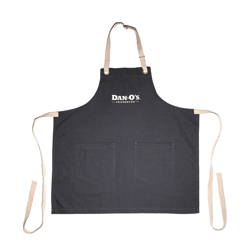 Dan-O’s Charcoal Gray Embroidered Apron
