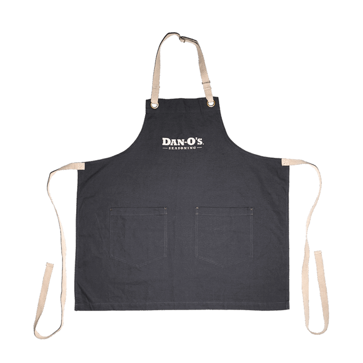 Dan-O’s Charcoal Gray Embroidered Apron