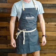 Dan-O’s Charcoal Gray Embroidered Apron