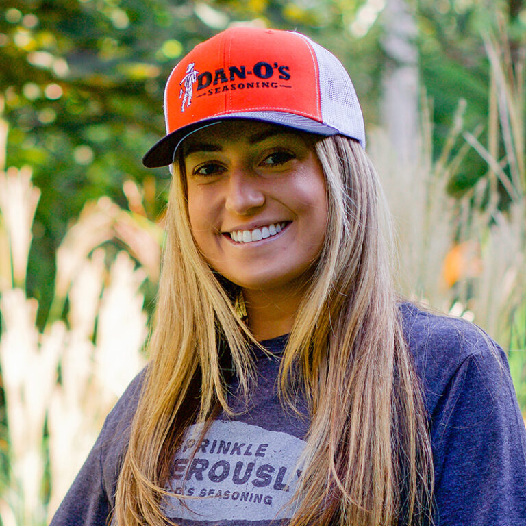 Orange, Black and White Little Danny Trucker Hat