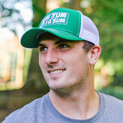 Green & White Yum Yum Get Ya Sum Trucker Hat