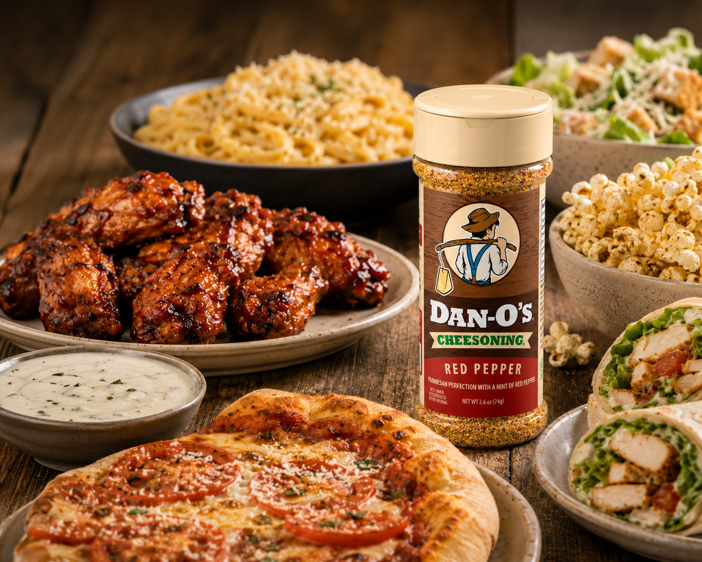 Free Red Pepper Cheesoning with Any Taco or Chili 5-Pack