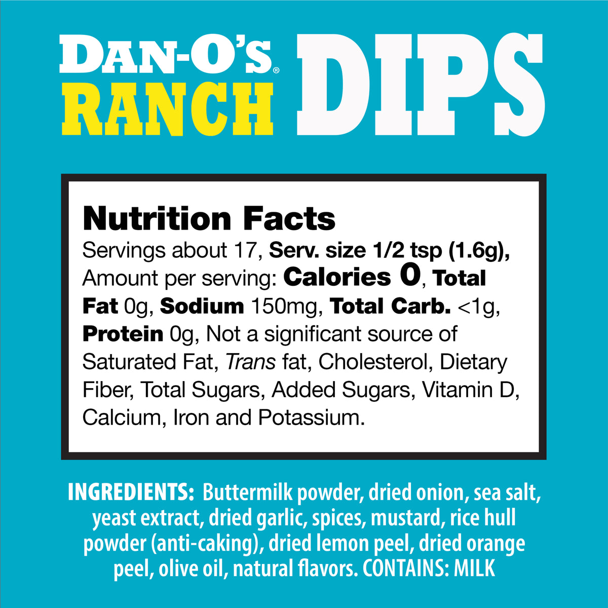 Ranch Dip Mix Packets - 4 Pack