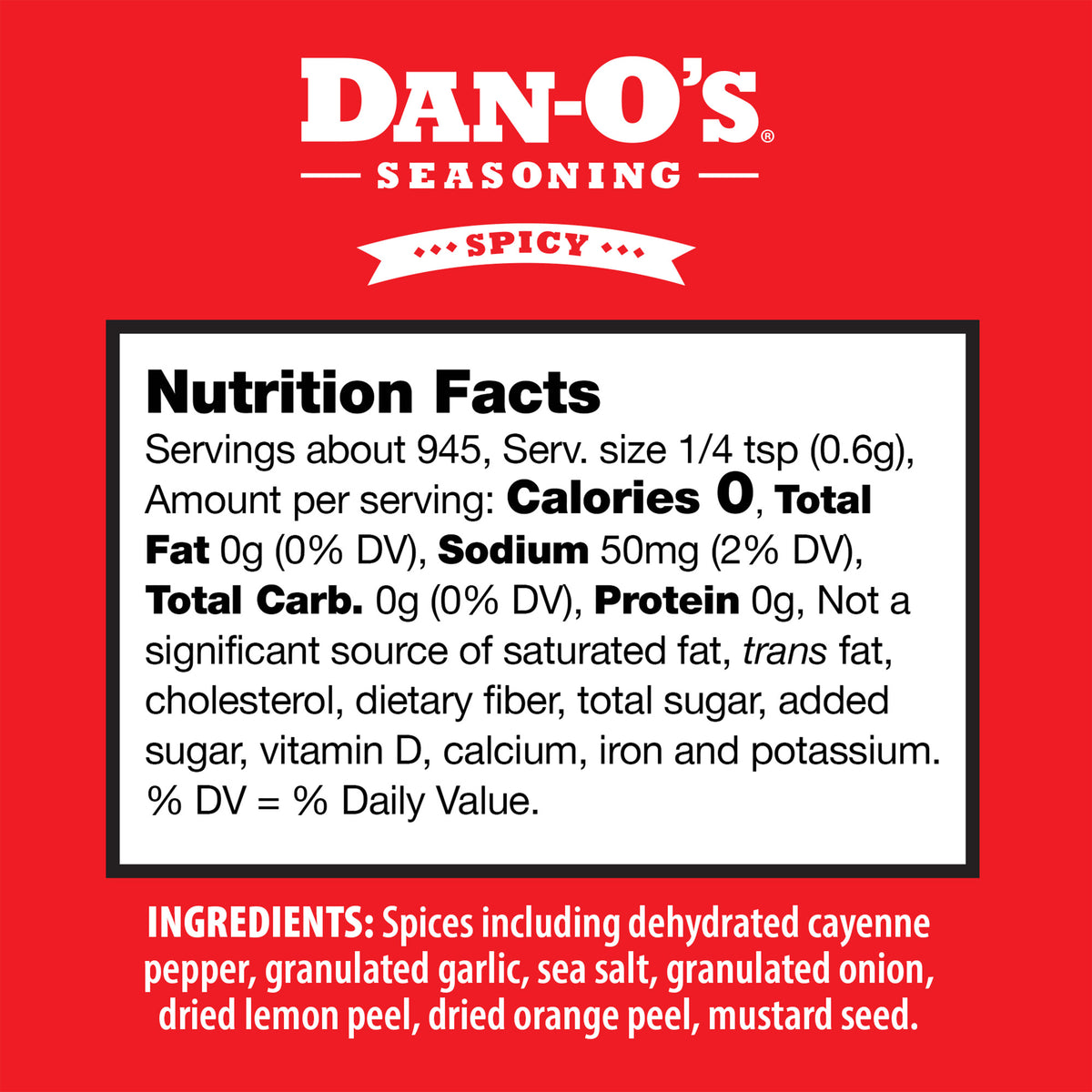 Spicy Seasoning - Large Bottle