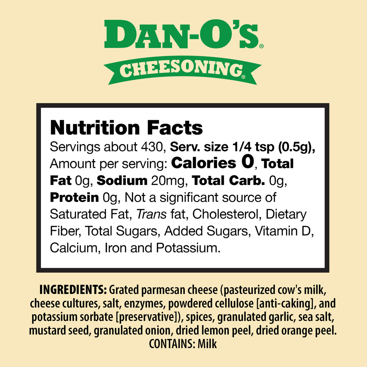 Cheesoning Seasoning - Medium Bottle