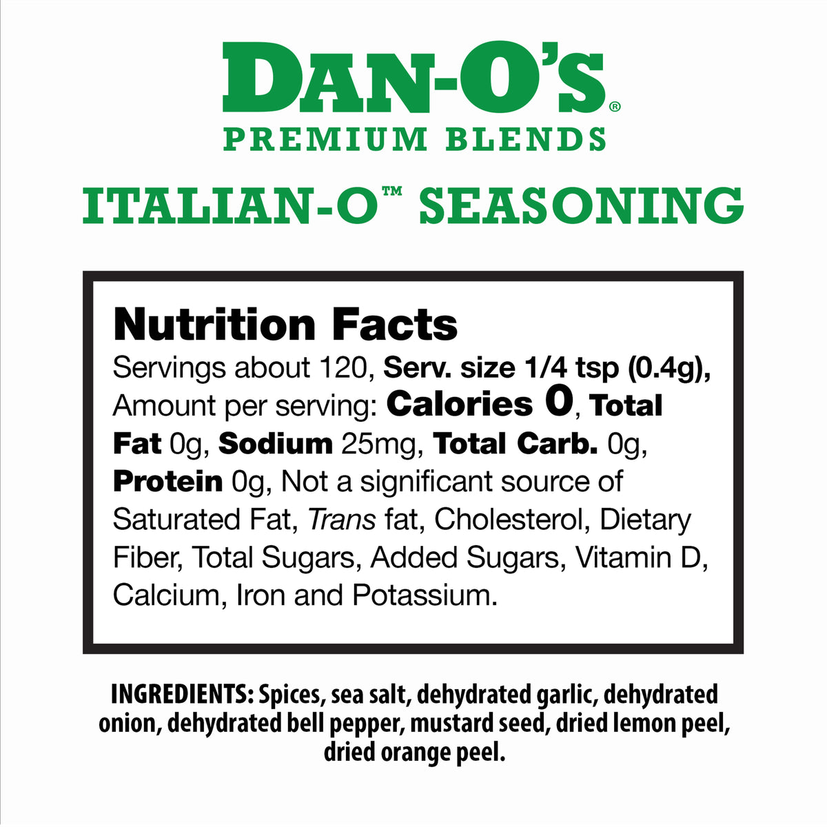 Italian-O Seasoning - Small Bottle