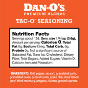 Tac-O Seasoning - Small Bottle