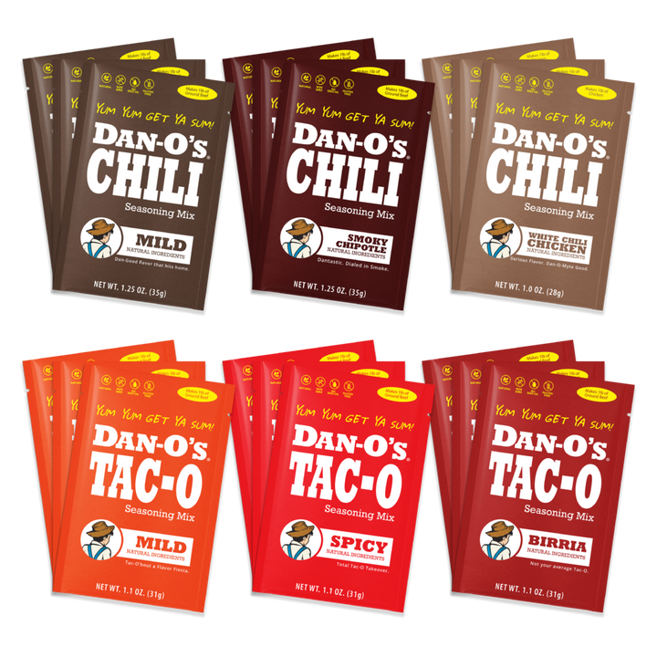 Tac-O & Chili Seasoning Variety 18-Pack