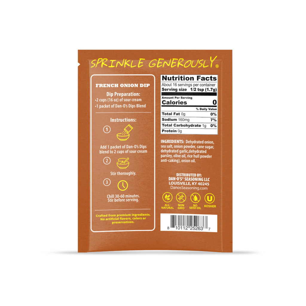 French Onion Dip Mix Packet