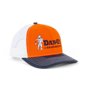 Orange, Black and White Little Danny Trucker Hat