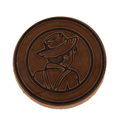 Dan-O’s X Clayton & Crume: Leather Coasters (4 Pack)