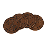 Dan-O’s X Clayton & Crume: Leather Coasters (4 Pack)