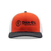 Orange, Black and White Dan-O’s Trucker Hat