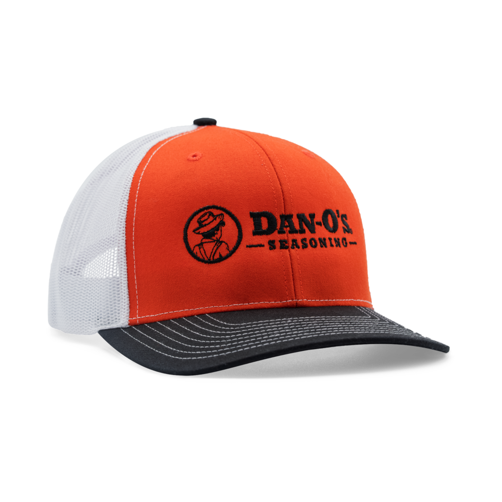 Orange, Black and White Dan-O’s Trucker Hat