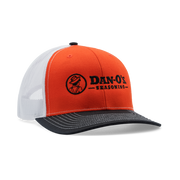 Orange, Black and White Dan-O’s Trucker Hat