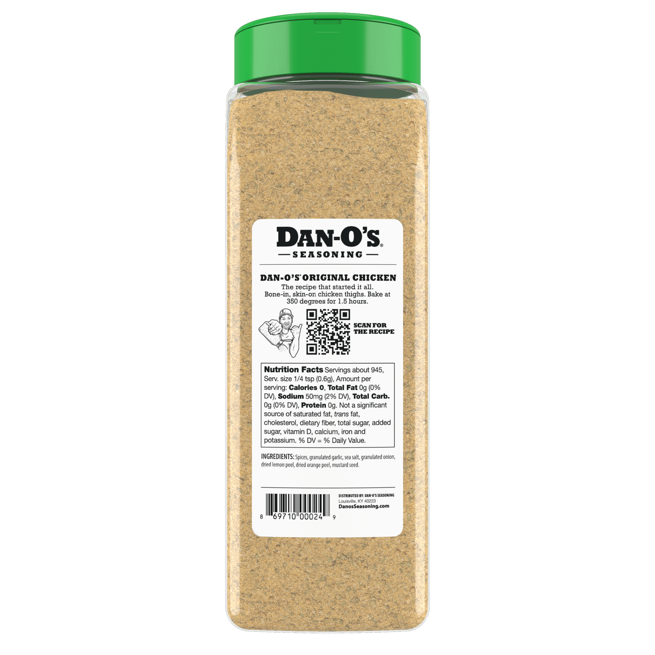 Original Seasoning - Large Bottle (Back)