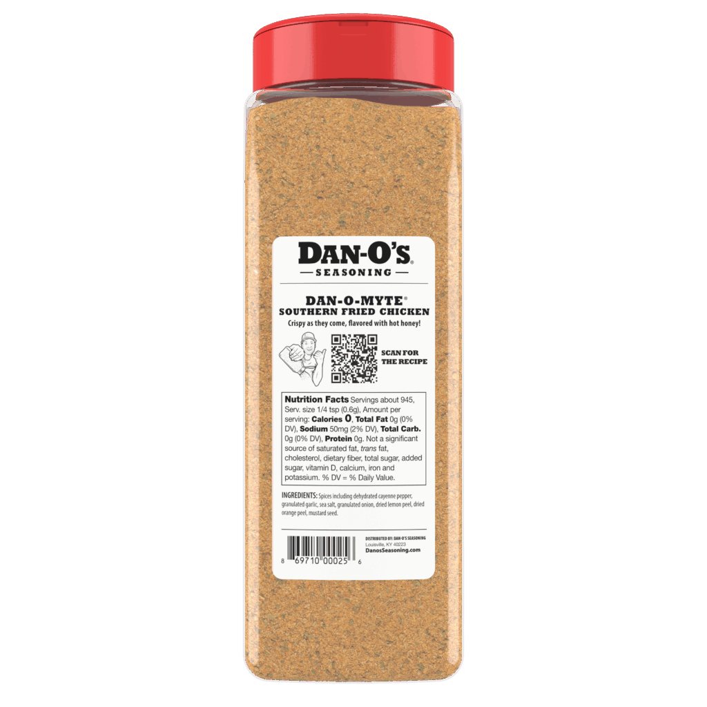 Spicy Seasoning - Large Bottle (Back)
