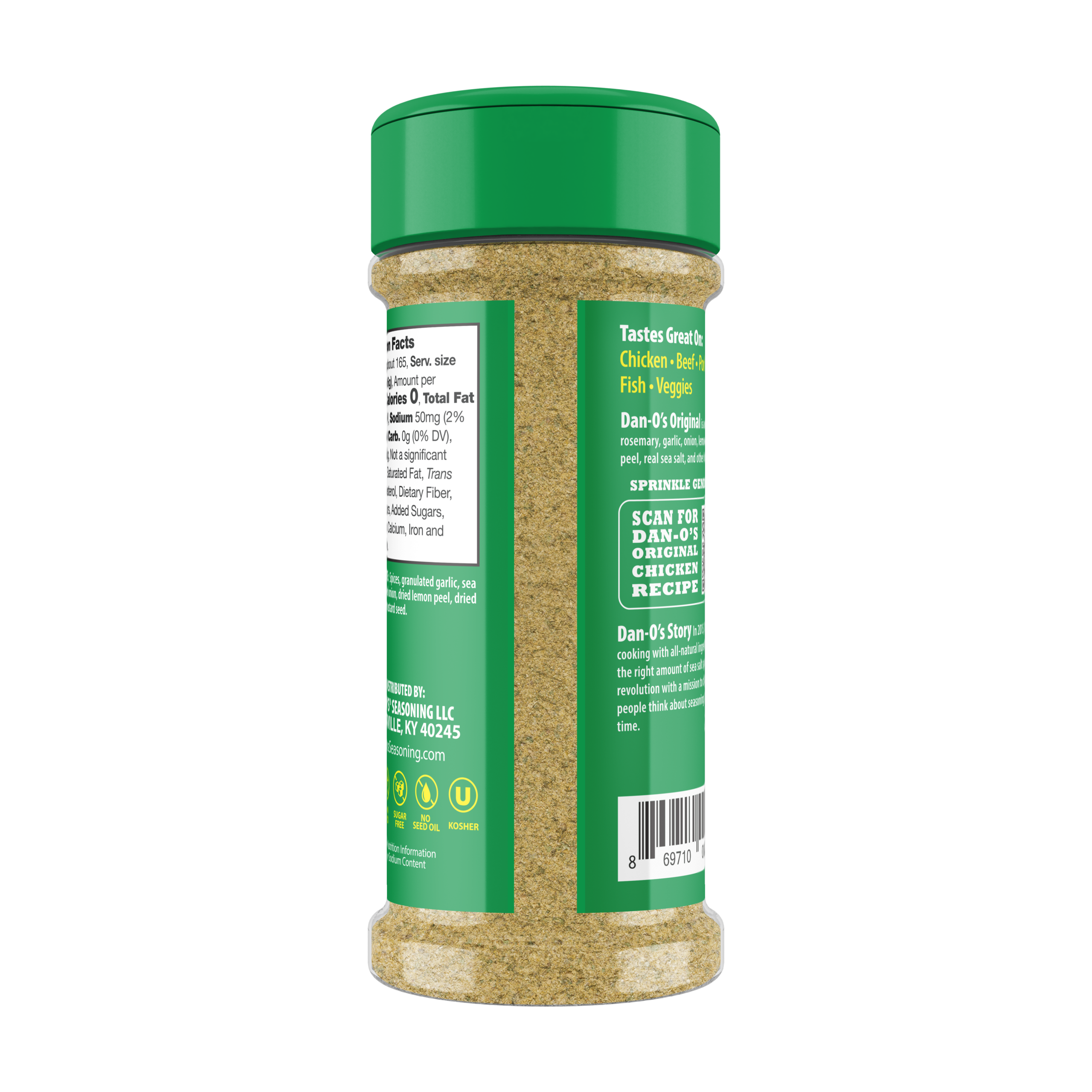 Original Seasoning - Small Bottle (Back)