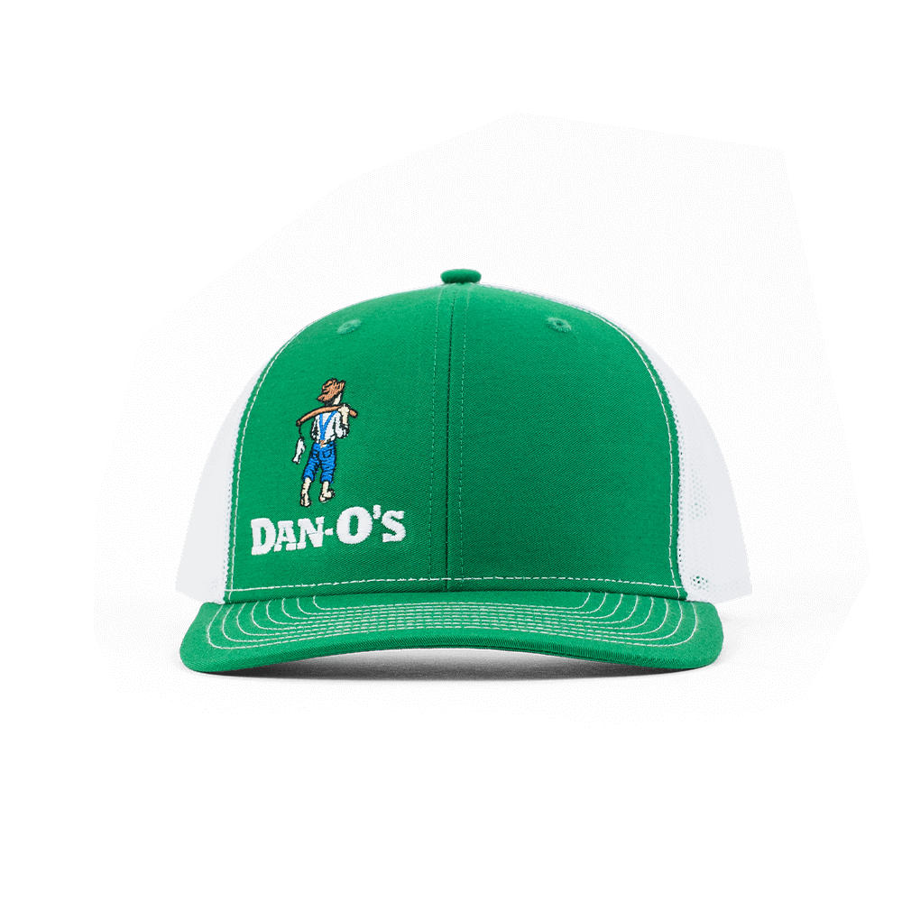 Green Dan-O’s Original Logo Hat (Front)