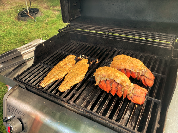 Dan-O’s Grilled Lobster Tail and Red Snapper Recipe