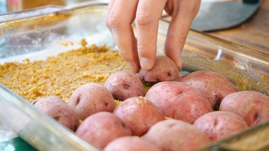 Dan’s TikTok Famous Parmesan Crusted Potatoes