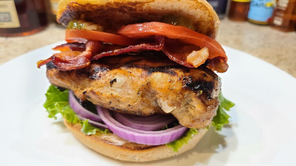 Vinaigrette Marinated Chicken Sandwich