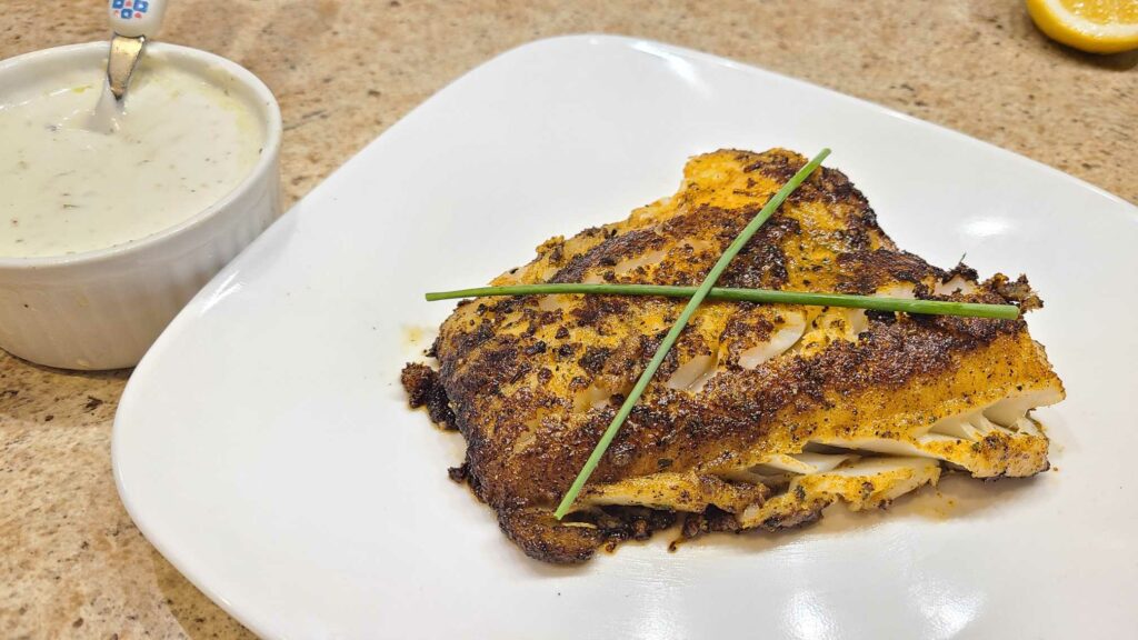 Blackened Cod Recipe With White Sauce