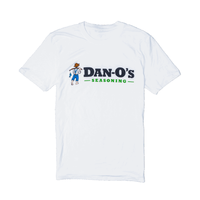 Dan-O’s Seasoning White Logo Athletic Tee