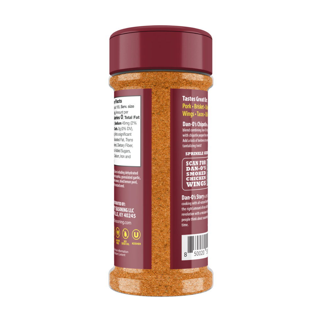 Chipotle Seasoning - Small Bottle (Back)