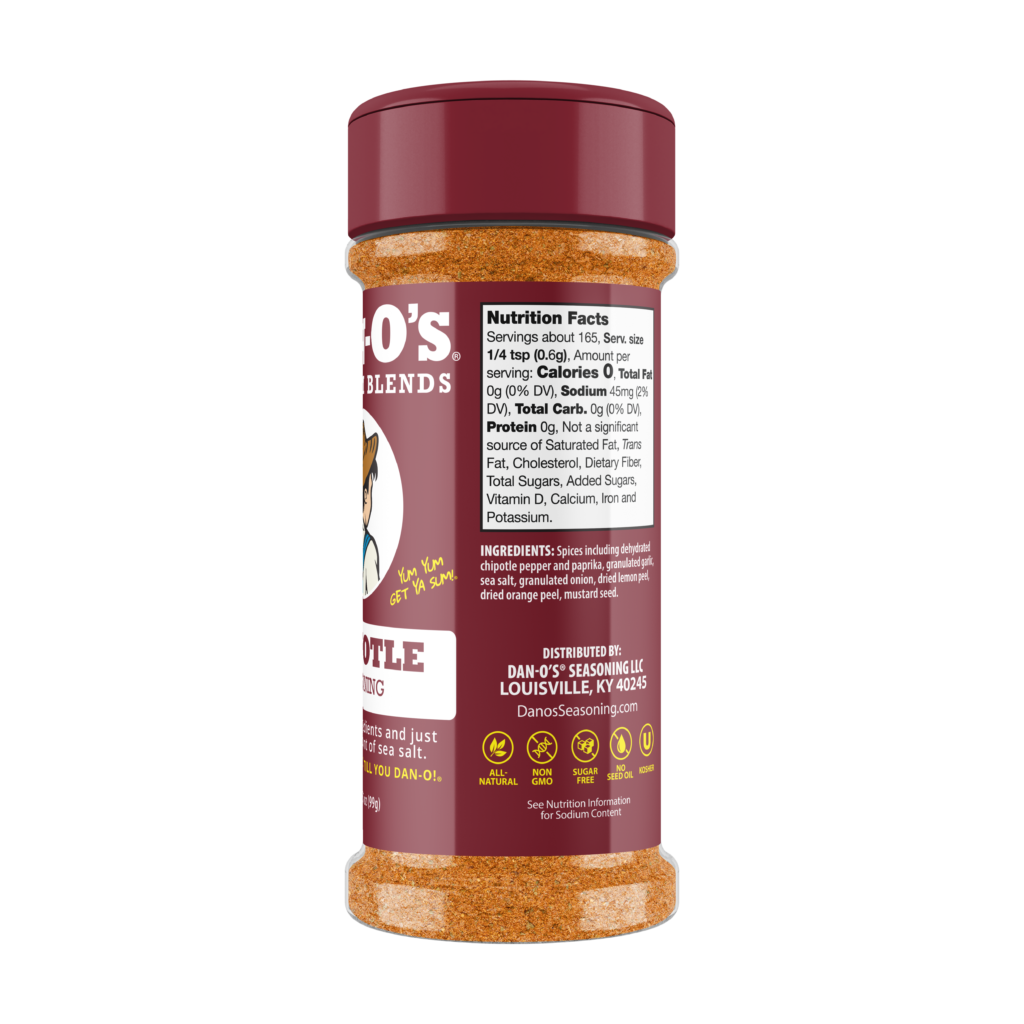 Chipotle Seasoning - Small Bottle (Rotated Right)