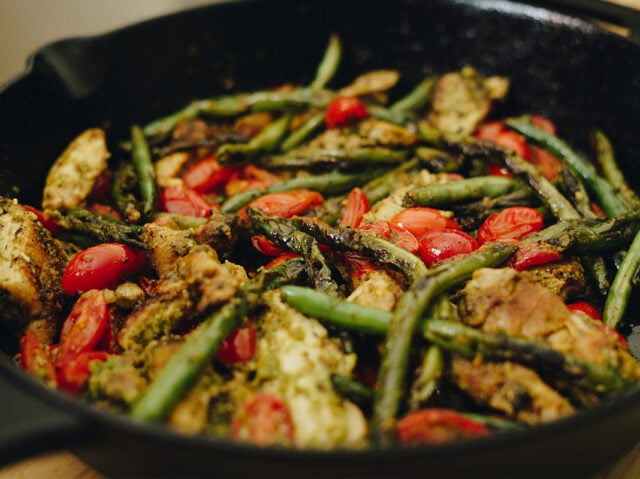 Pesto Chicken and Veggies