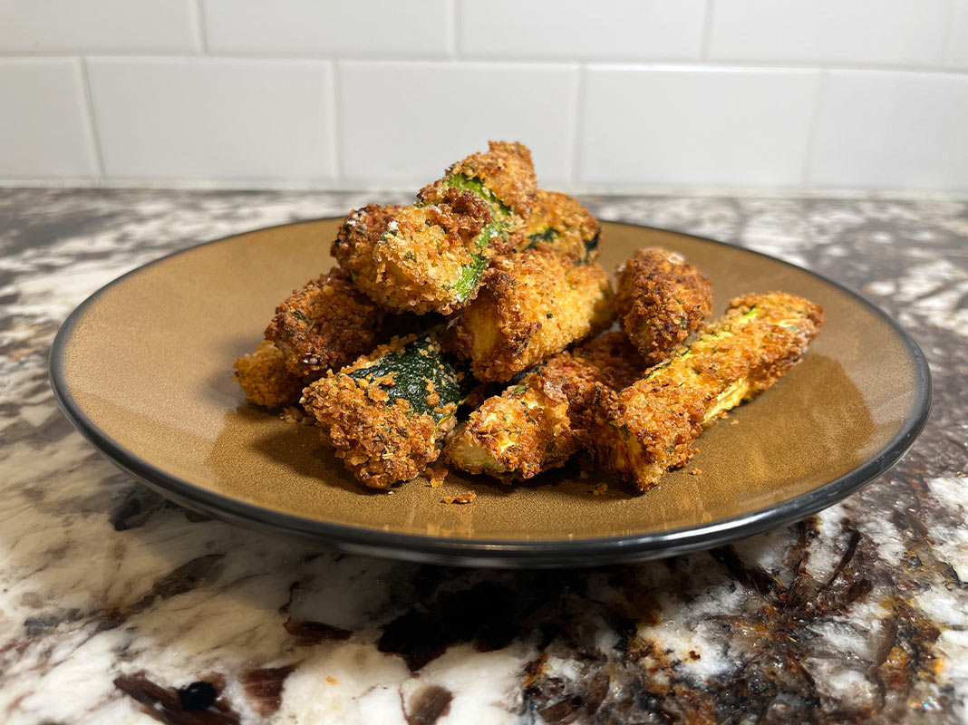 Air Fried Zucchini Fries DanO's Seasoning
