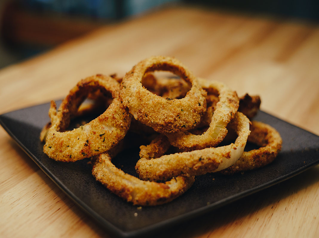 Air Fryer Onion Rings DanO's Seasoning